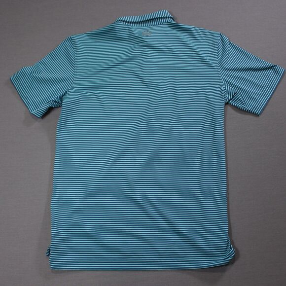 Vineyard Vines Polo Shirt Men Blue Striped On The Go Sankaty Golf OTG  Stretch S - Picture 3 of 10